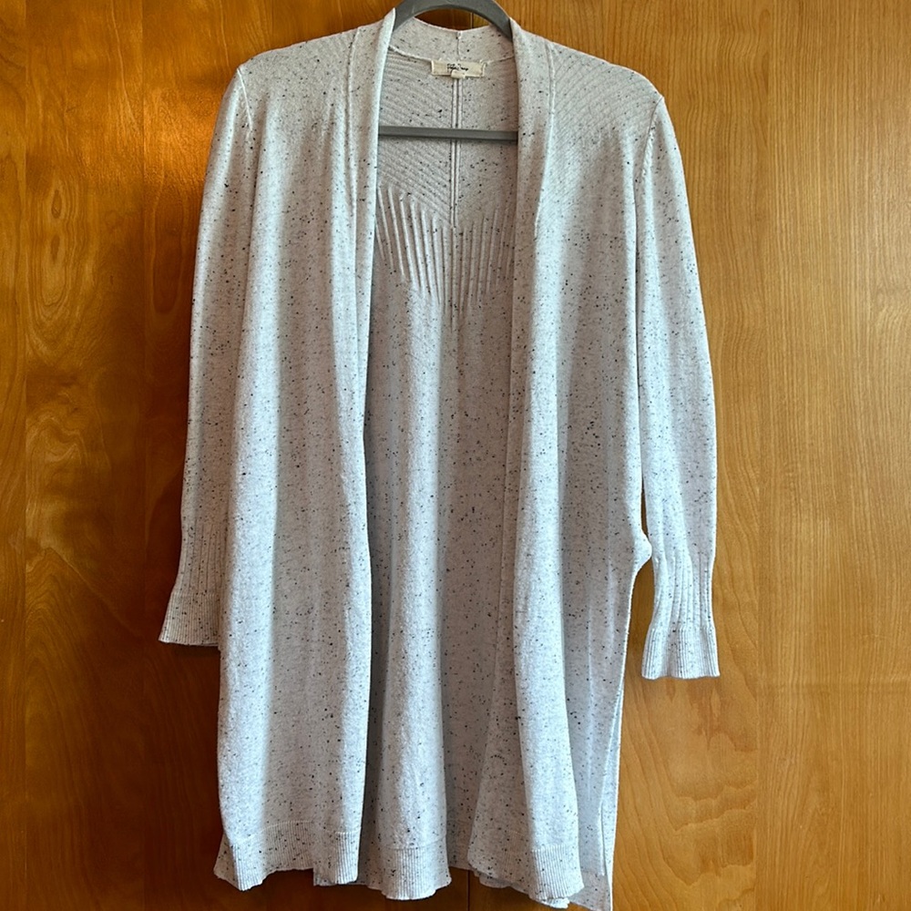 Black & White Speckled Cardigan